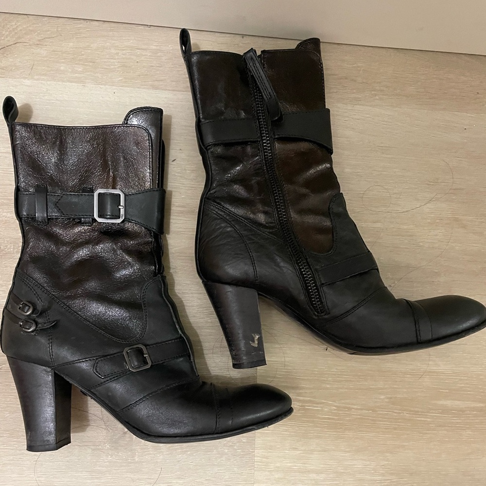 BOSS Hugo Boss Women's Black Leather Boots